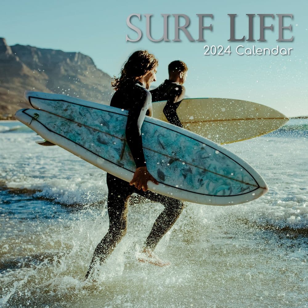 Surf Life 2024 Wall Calendar