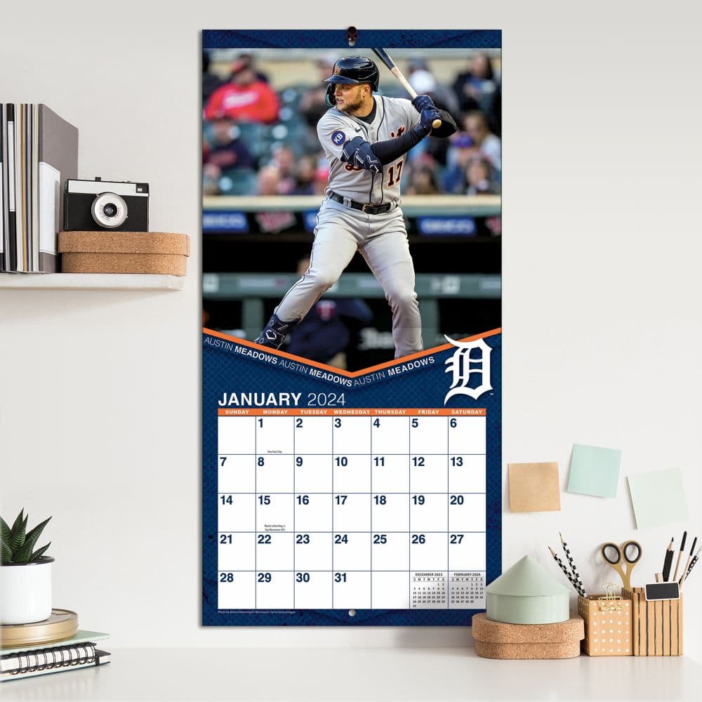 Detroit Tigers 2024 Wall Calendar