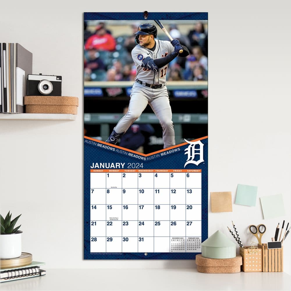 Detroit Tigers 2024 Wall Calendar Fourth Alternate Image width=&quot;1000&quot; height=&quot;1000&quot;