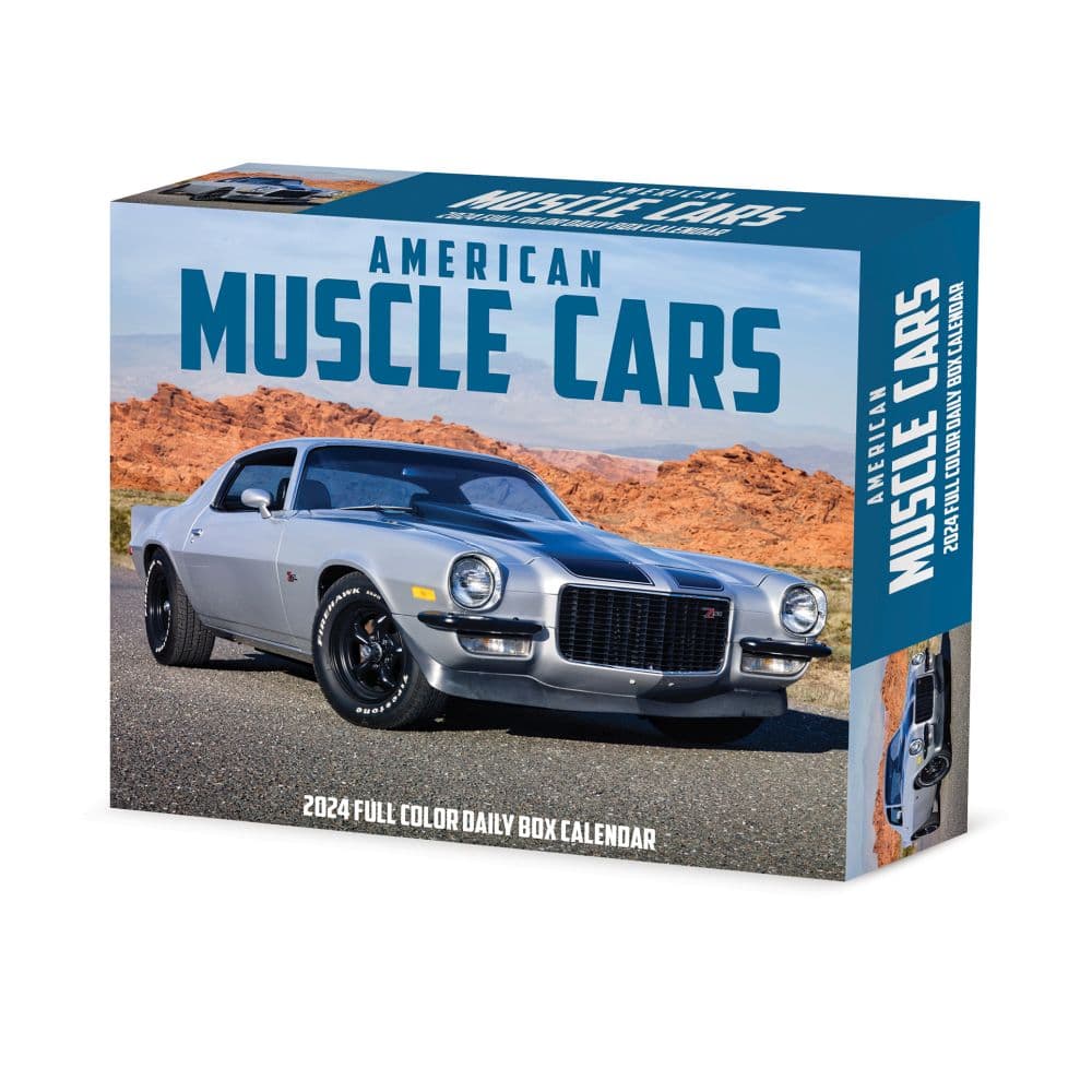 American Muscle Cars 2024 Desk Calendar Main Image