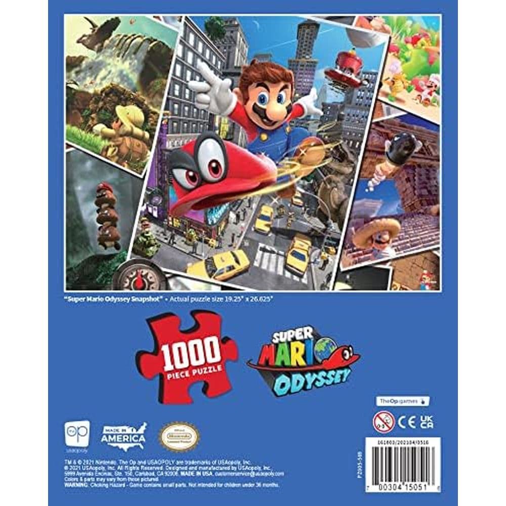 Super Mario Odyssey Snapshots 1000 Piece Puzzle Fifth Alternate Image width="1000" height="1000"