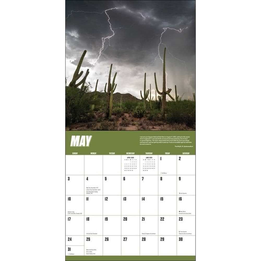 Storm Chasers 2026 Wall Calendar Third Alternate Image