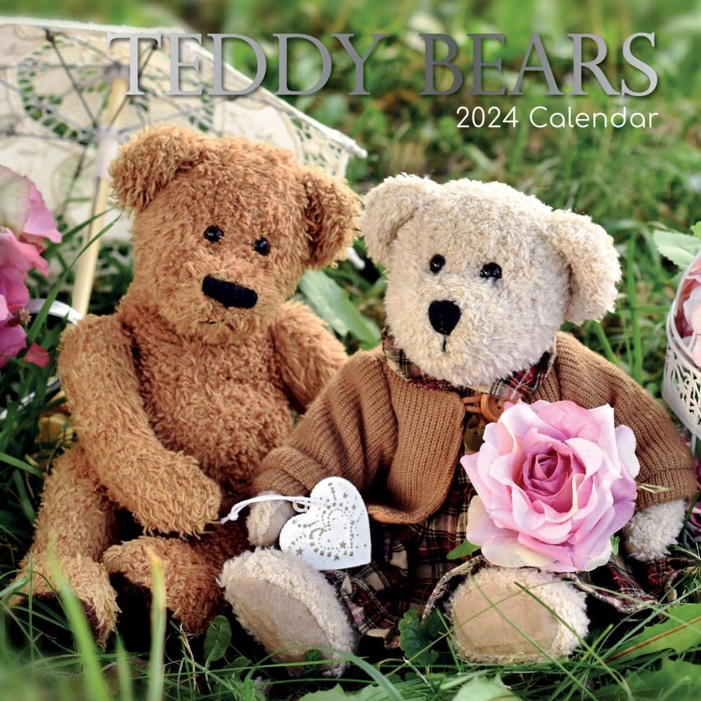 Gifted Stationery, Teddy Bears 2024 Wall Calendar