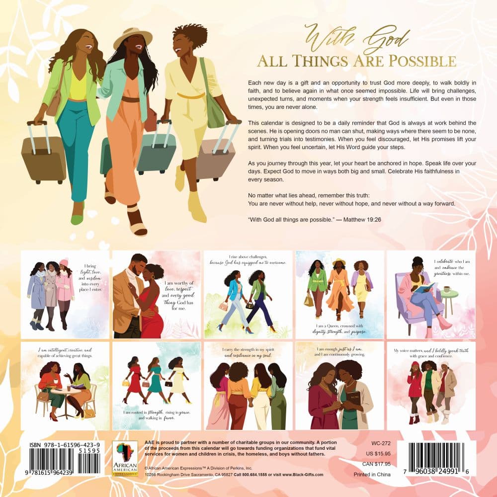 With God All Things Are Possible 2027 Wall Calendar First Alternate Image