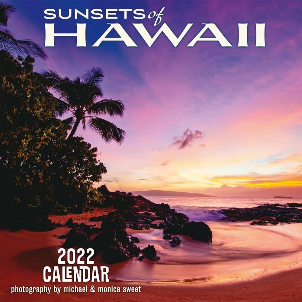 Sunsets Of Hawaii 2022 Wall Calendar - Calendars.com