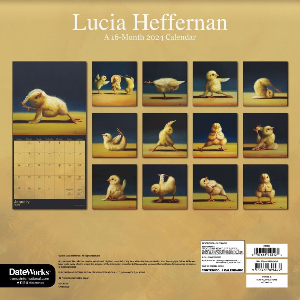 Lucia Heffernan 2024 Wall Calendar First Alternate Image width=&quot;1000&quot; height=&quot;1000&quot;
