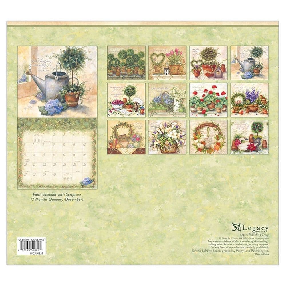 Graceful Garden 2025 Wall Calendar  First Alternate Image width=&quot;1000&quot; height=&quot;1000&quot;