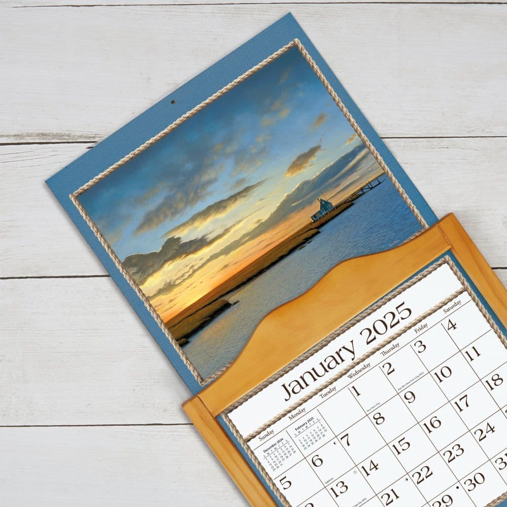 Seaside by Daniel Pollera 2025 Wall Calendar