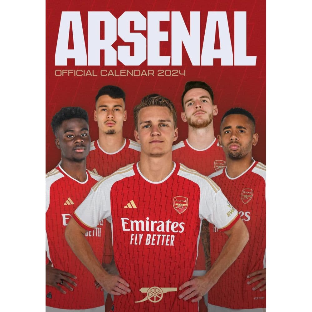 Arsenal FC Poster 2024 Wall Calendar