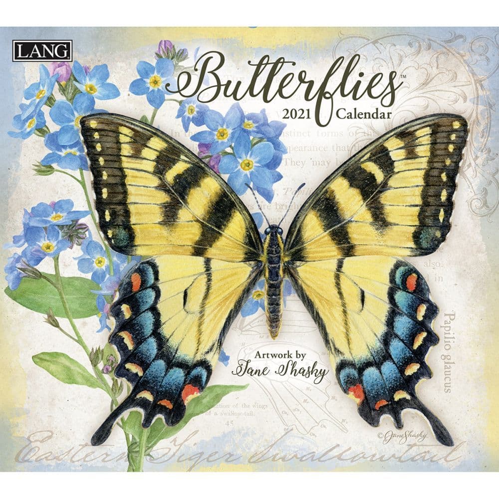 Butterflies Wall Calendar by Jane Shasky