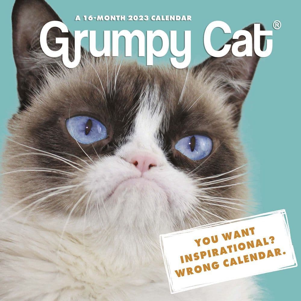 Grumpy Cat 2023 Calendar Grumpy Cat 2023 Mini Calendar - Calendars.com