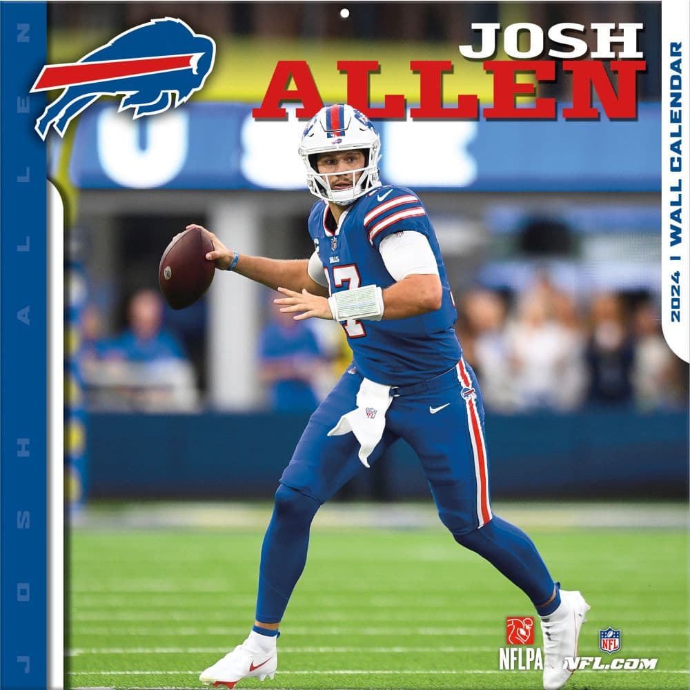 Buffalo Bills Josh Allen 2024 Wall Calendar