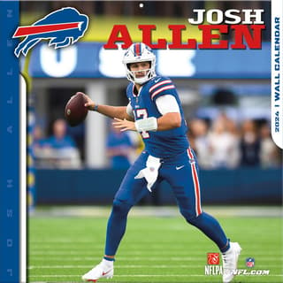 Buffalo Bills Josh Allen 2024 Wall Calendar 