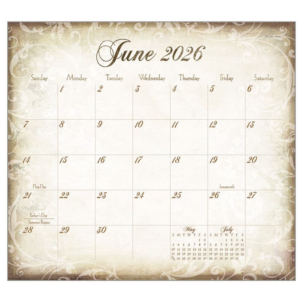 Walk By Faith by Christine Adolph 2026 Wall Calendar Third Alternate Image