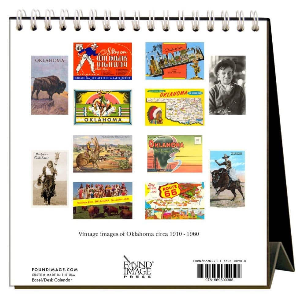 Oklahoma 2023 Desk Calendar - Calendars.com Oklahoma 2023 Desk Calendar - Calendars.com