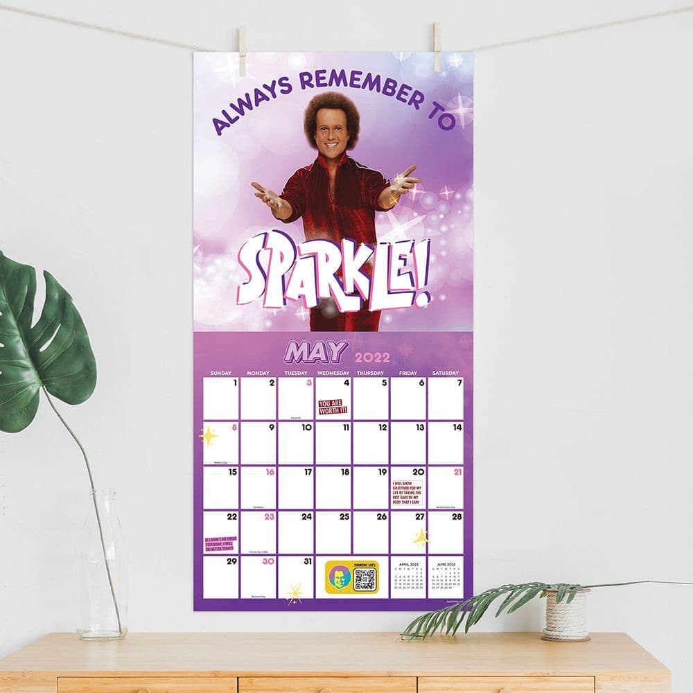 Richard Simmons 2022 Wall Calendar - Calendars.com
