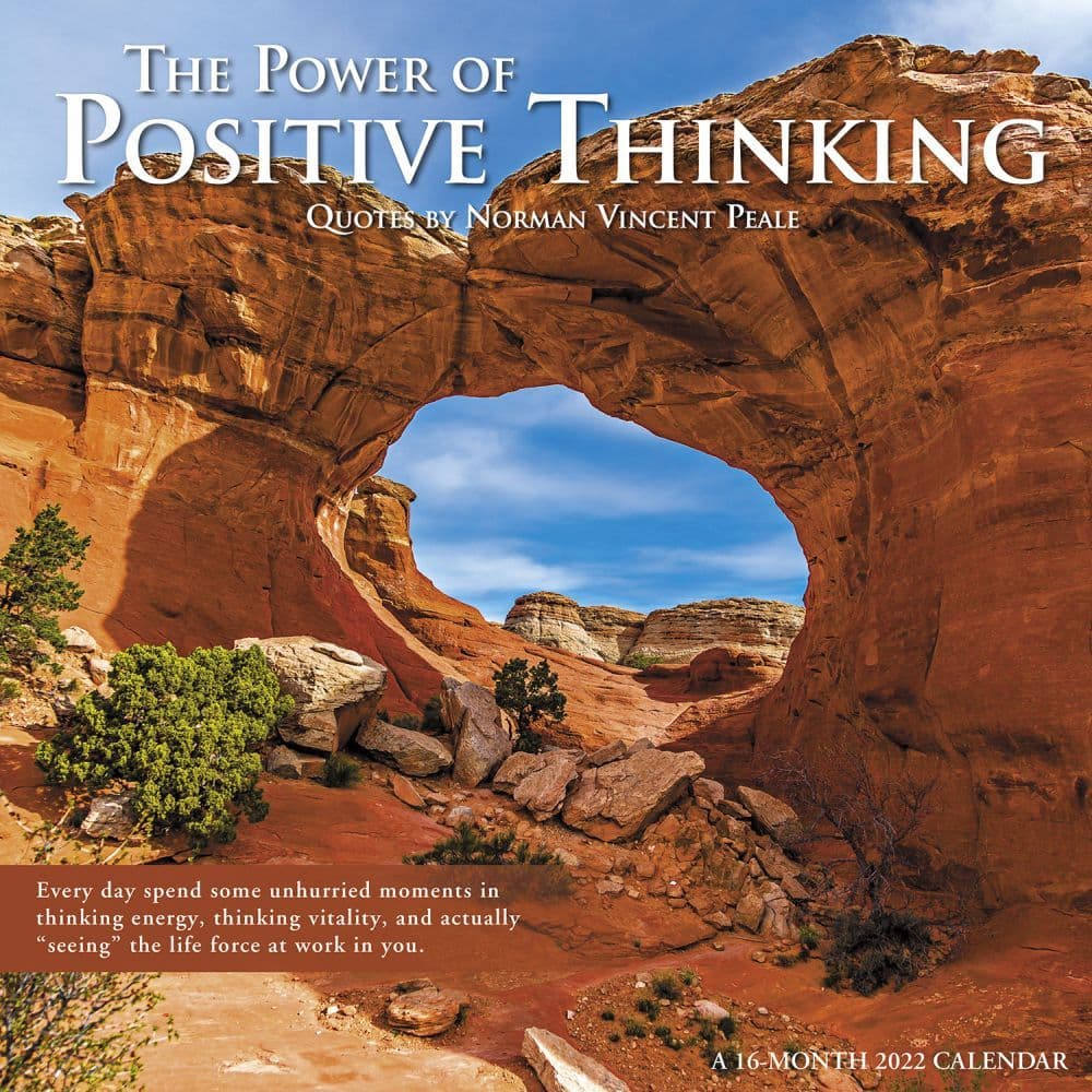 Power Of Positive Thinking 2022 Wall Calendar - Calendars.com