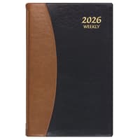 image Black Tan Carriage Weekly 2026 Planner Main Product Image