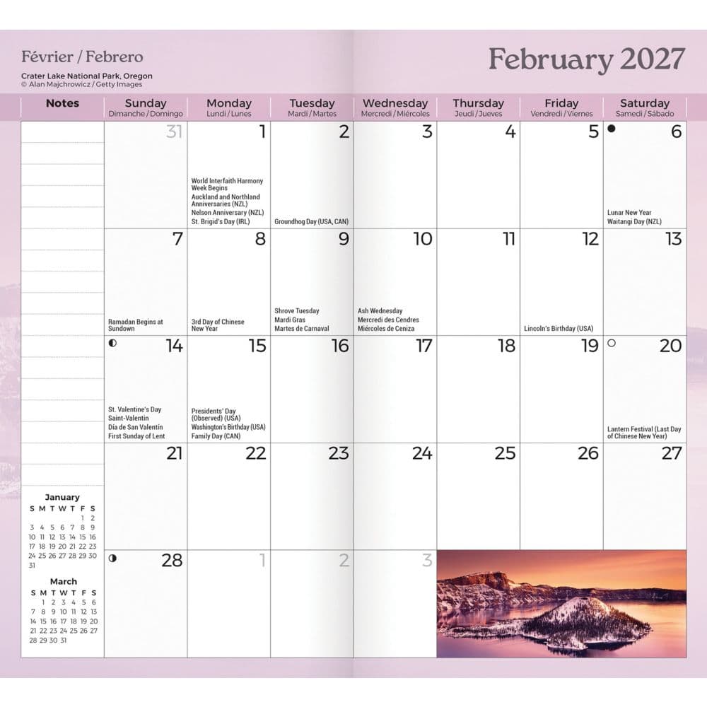 National Parks 2 Year Pocket 2026 Planner Fourth Alternate Image