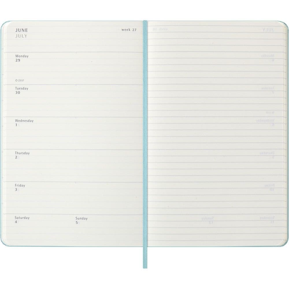 Aquamarine Classic Weekly 2026 Planner Fourth Alternate Image