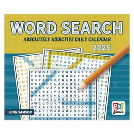 Word Search 2025 Desk Calendar