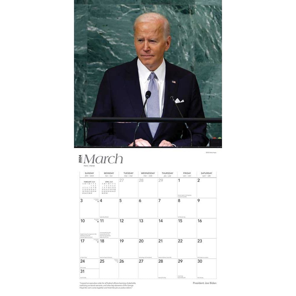 Joe Biden 2024 Wall Calendar Second Alternate Image width=&quot;1000&quot; height=&quot;1000&quot;