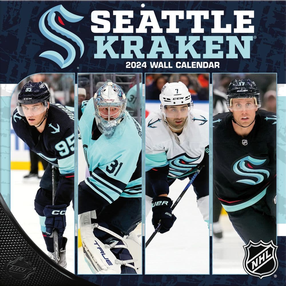 NHL Seattle Kraken 2024 Wall Calendar