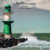 image Lighthouses 2026 Mini Wall Calendar Main Product Image