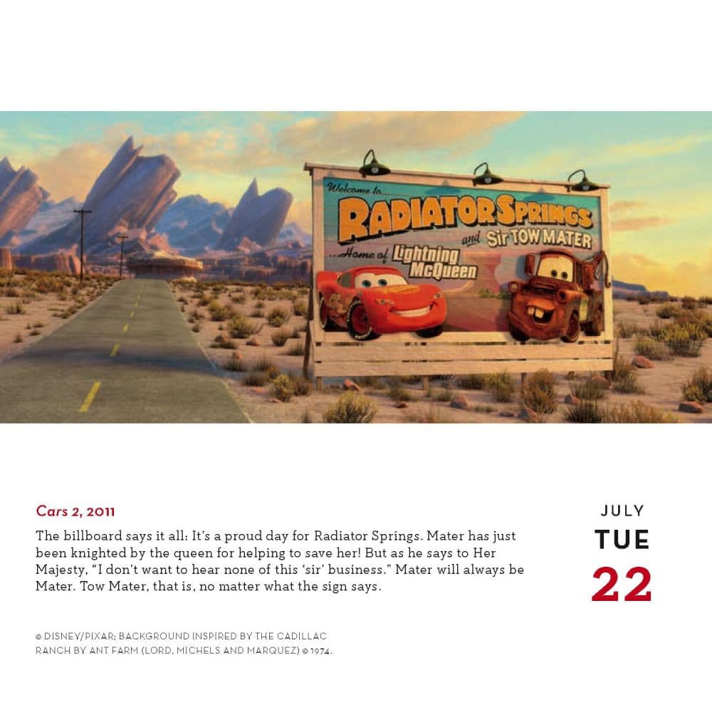 Disney A Year of Animation 2025 Desk Calendar Eighth Alternate Image width=&quot;1000&quot; height=&quot;1000&quot;