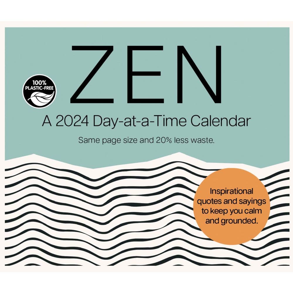 Zen 2024 Desk Calendar - Calendars.com