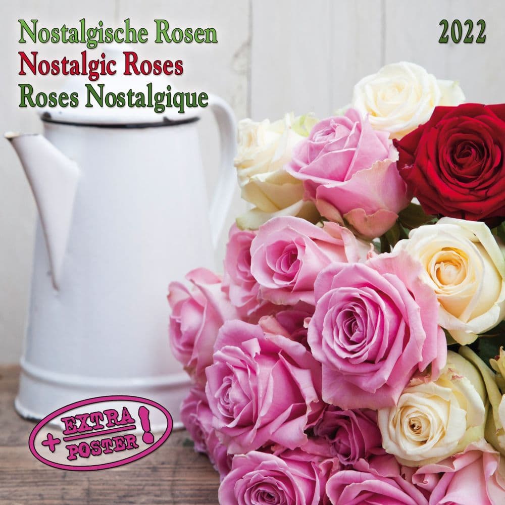 Roses Tushita 2022 Small Wall Calendar