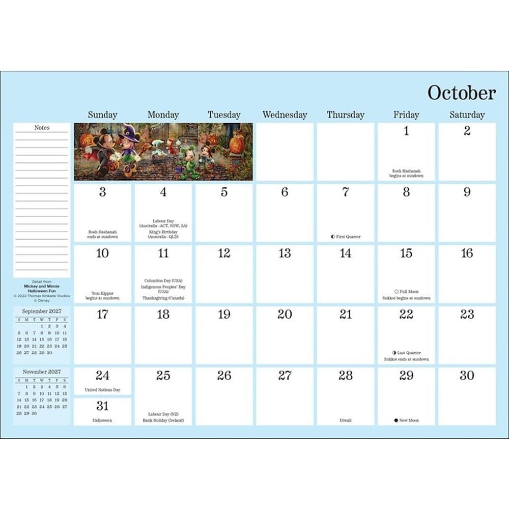 Thomas Kinkade Disney 2027 Monthly Pocket Planner Fourth Alternate Image