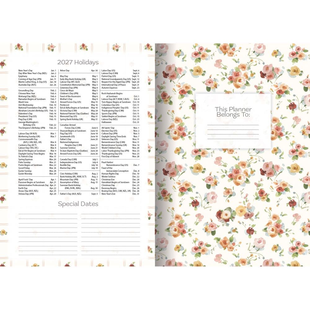 Blissful Moments 2027 Monthly Pocket Planner by Lisa Audit First Alternate Image