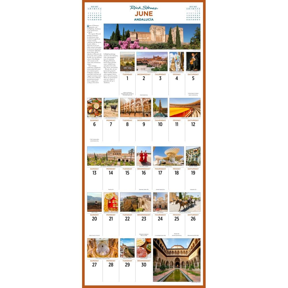 Rick Steves Europe Picture-A-Day 2027 Wall Calendar Third Alternate Image