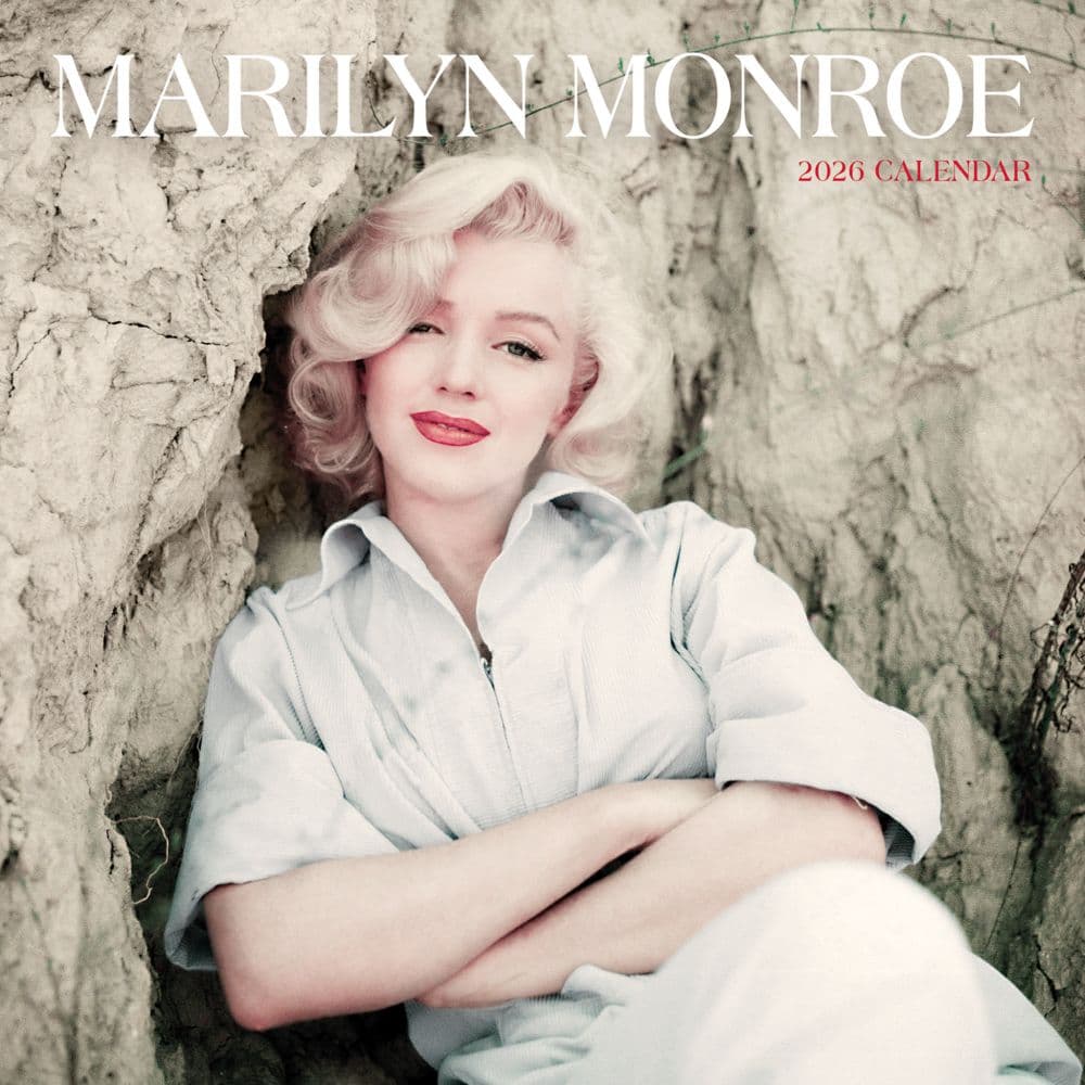 Marilyn Monroe 2026 Mini Wall Calendar Main Image