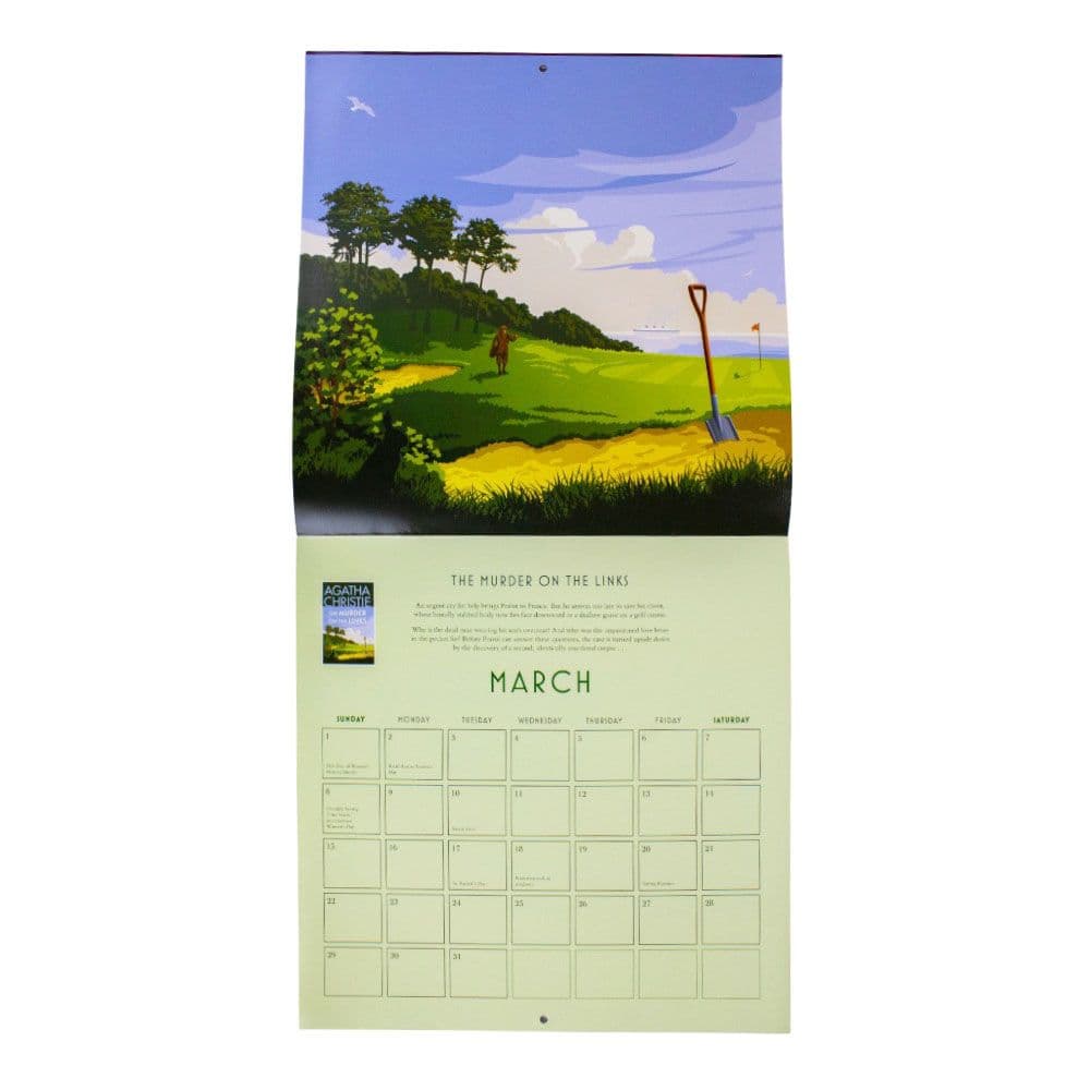 Poirot 2026 Wall Calendar Fifth Alternate Image