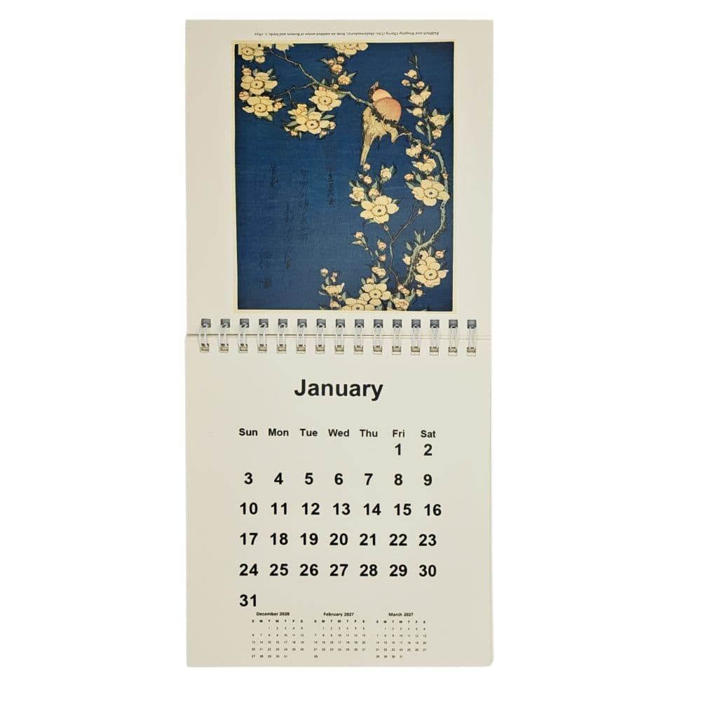 Hokusai 2027 Easel Desk Calendar Eleventh Alternate Image