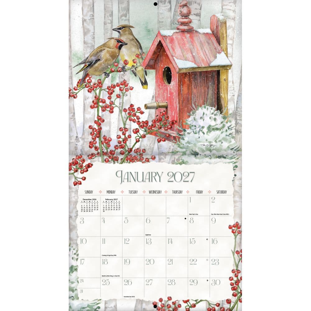 Birdhouses 2027 Wall Calendar by Tim Coffey Second Alternate Image