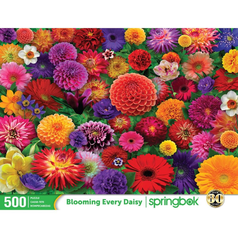 Blooming Every Daisy 500 Piece Puzzle Main Product Image