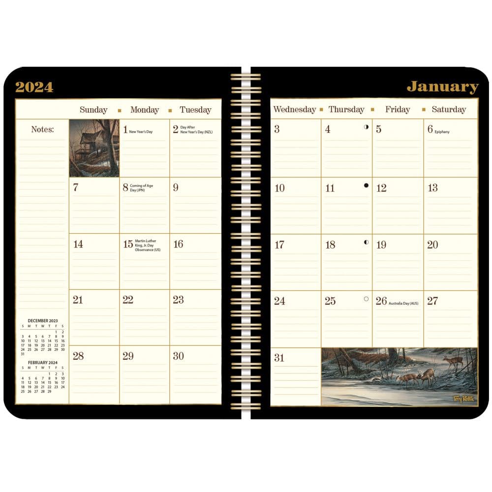 Terry Redlin 2024 Engagement Planner - Calendars.com