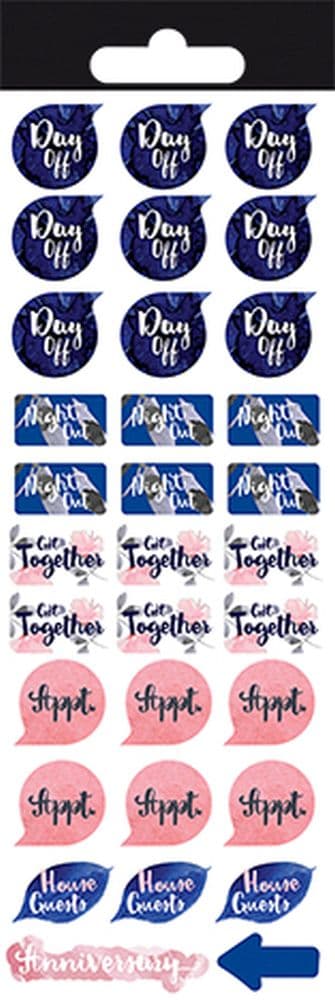 Florals Reminder Stickers Alternate Image 1