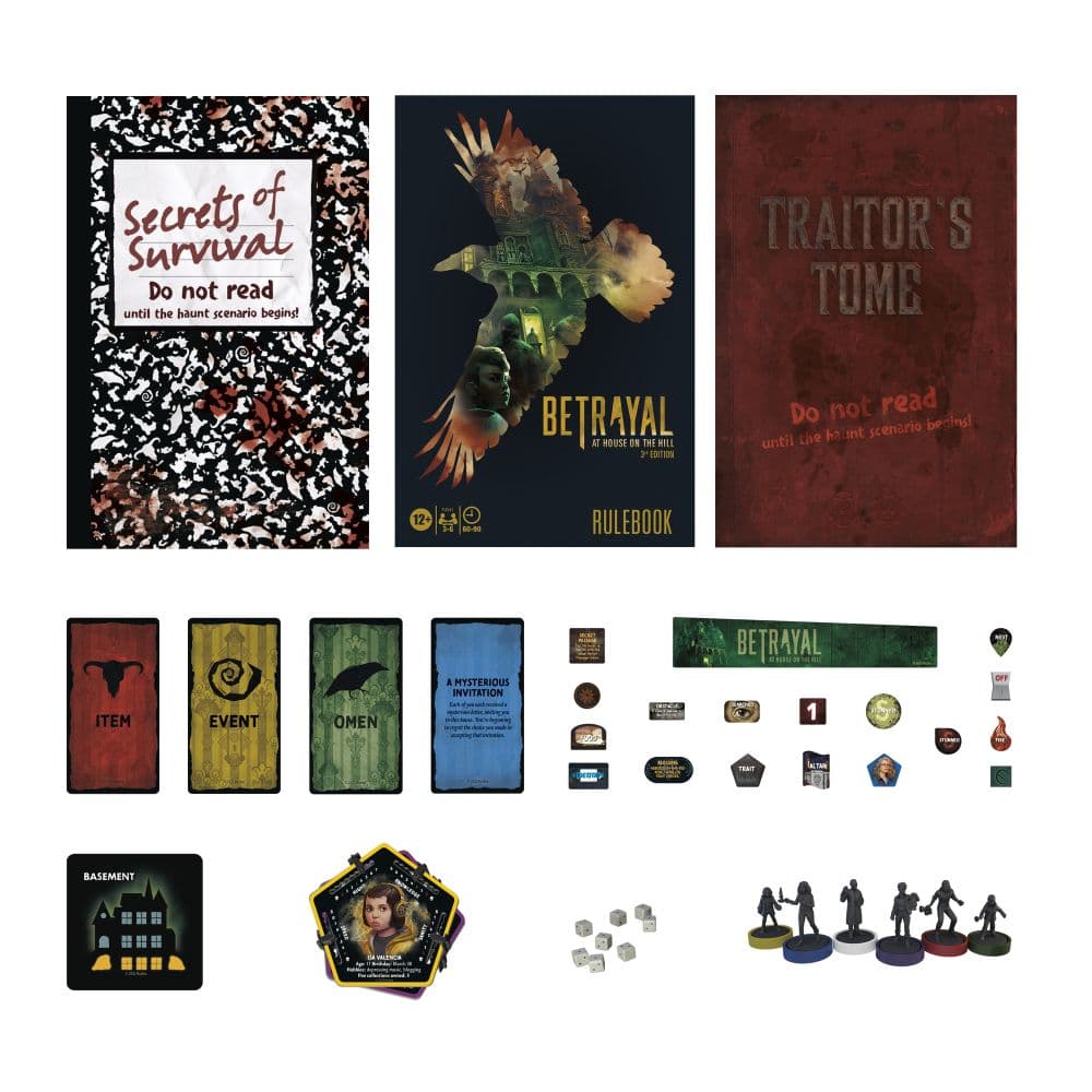 Betrayal At House On The Hill Board Game First Alternate Image