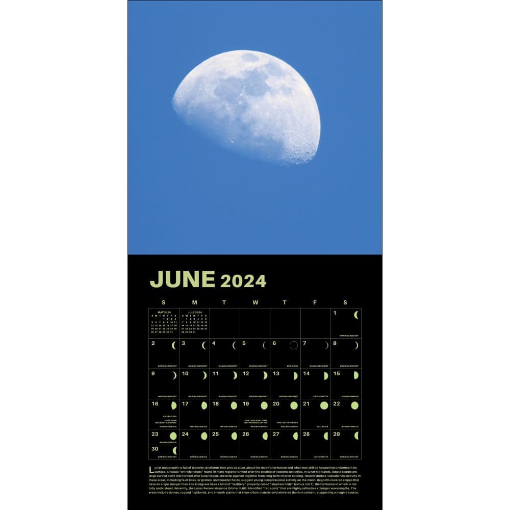 Lunar Year 2024 Wall Calendar Interior Image 2