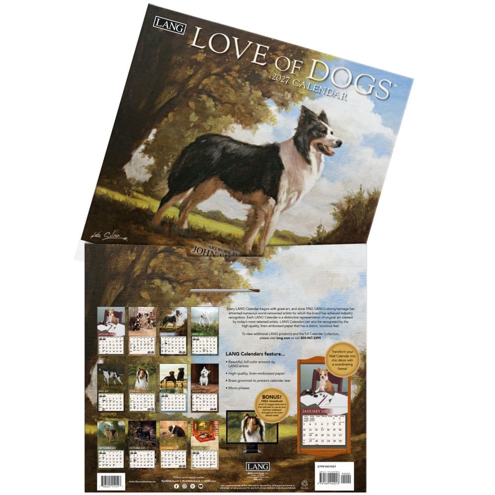 Love of Dogs 2027 Wall Calendar by John Silver Fourth Alternate Image