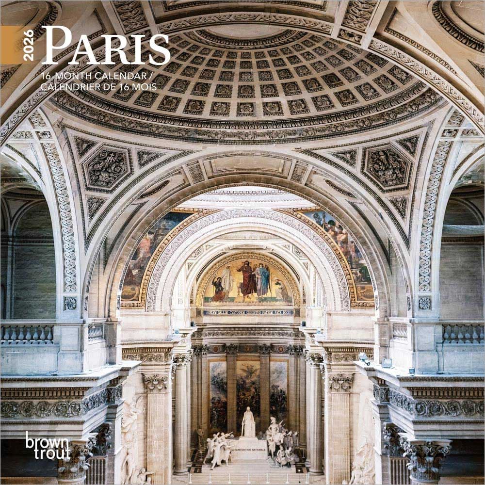 Paris 2026 Mini Wall Calendar - Calendars.com
