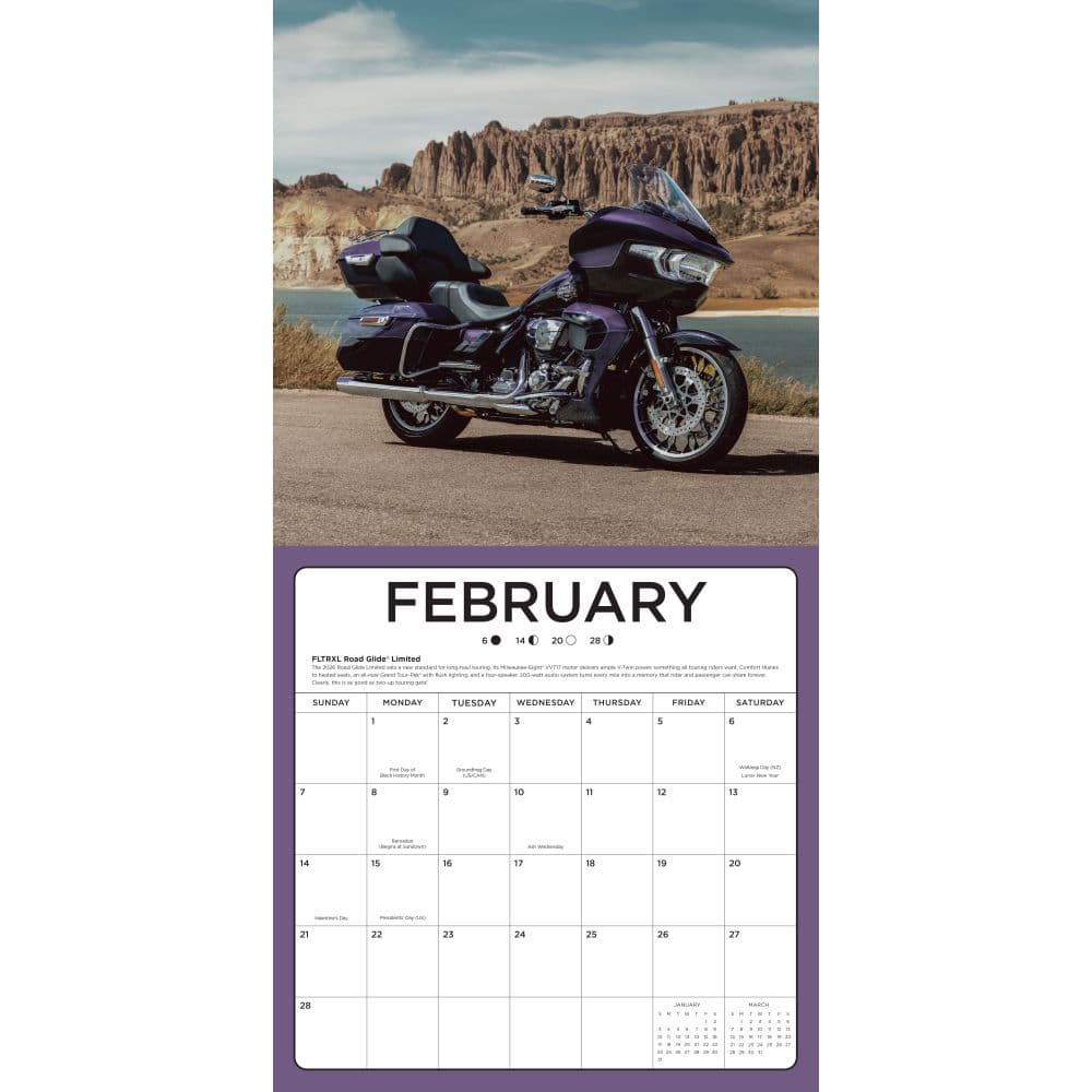 Harley Davidson 2027 Wall Calendar Second Alternate Image