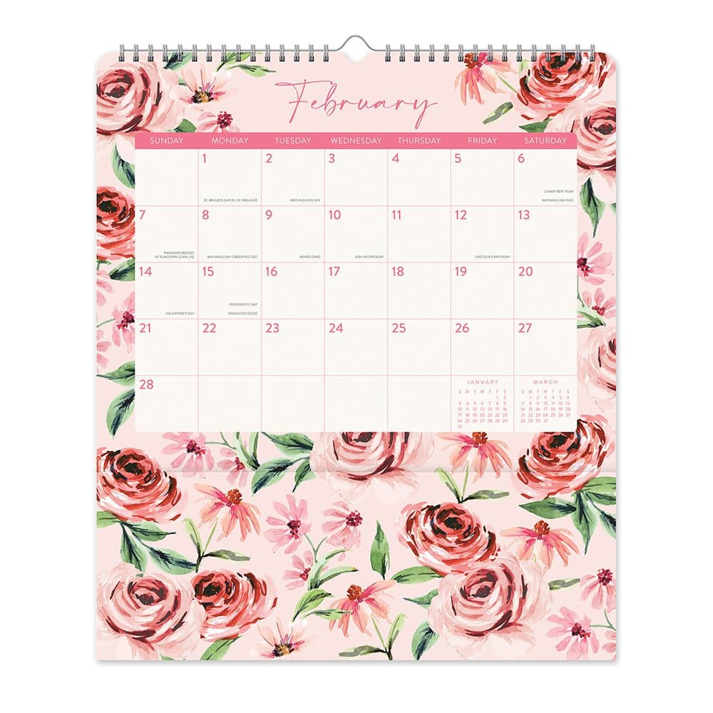 Bella Flora Pockets Plus 2027 Wall Calendar FiSecond rst Alternate Image