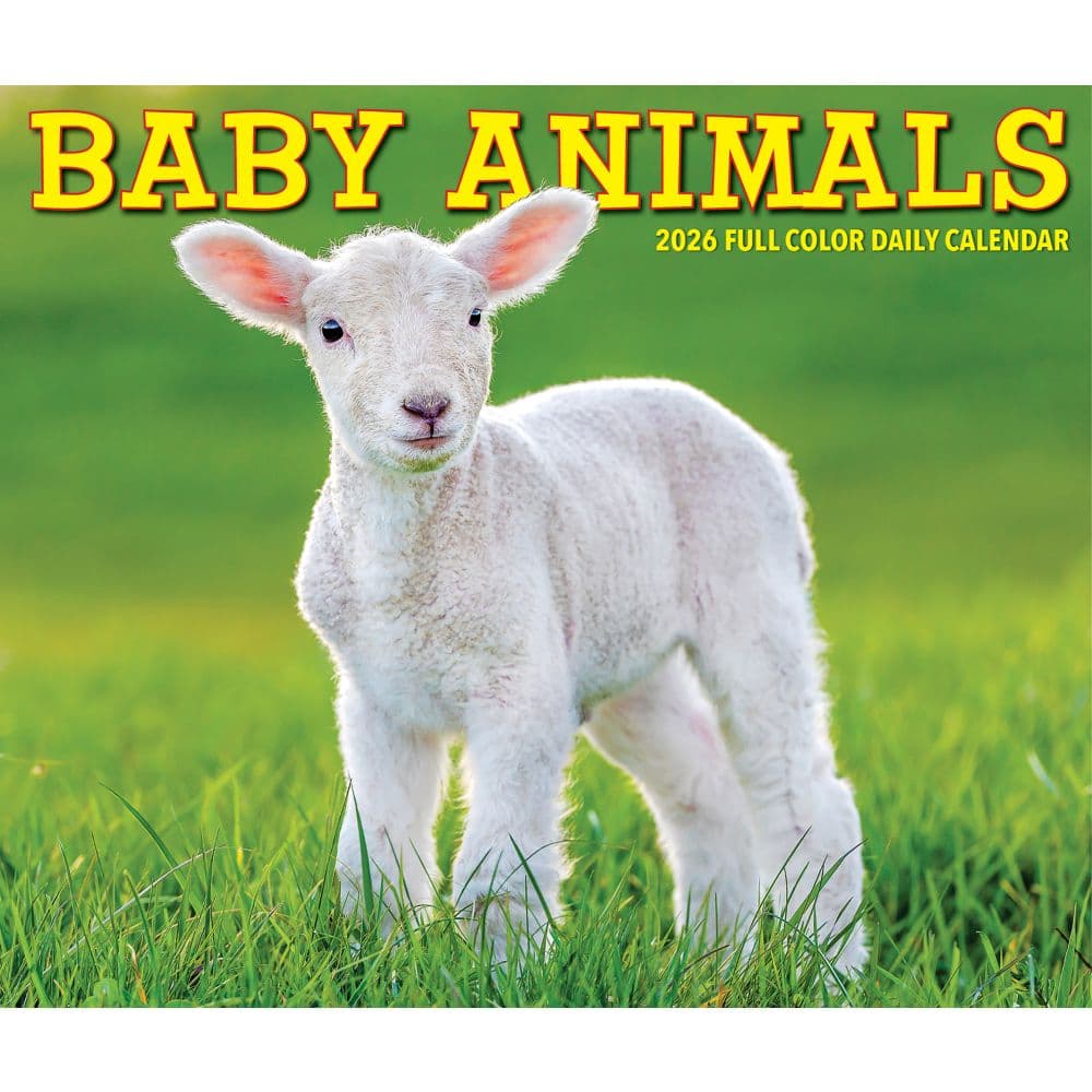 Baby Animals 2026 Desk Calendar Fourth Alternate Image