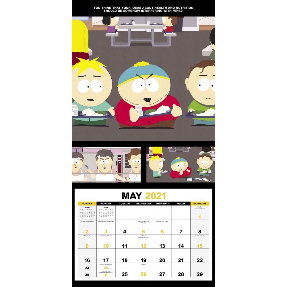 Brandneu South Park 2021 Wandkalender DDD187 