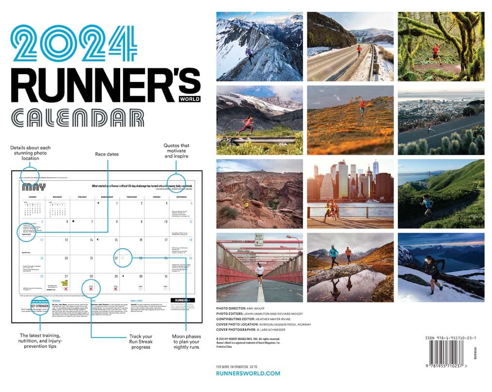 Runners World 2024 Wall Calendar First Alternate Image width=&quot;1000&quot; height=&quot;1000&quot;